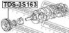 FEBEST TDS-3S163 Belt Pulley, crankshaft